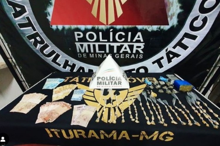Iturama: Polícia Militar prende mulher por tráfico ilícito de drogas e corrupção de menores