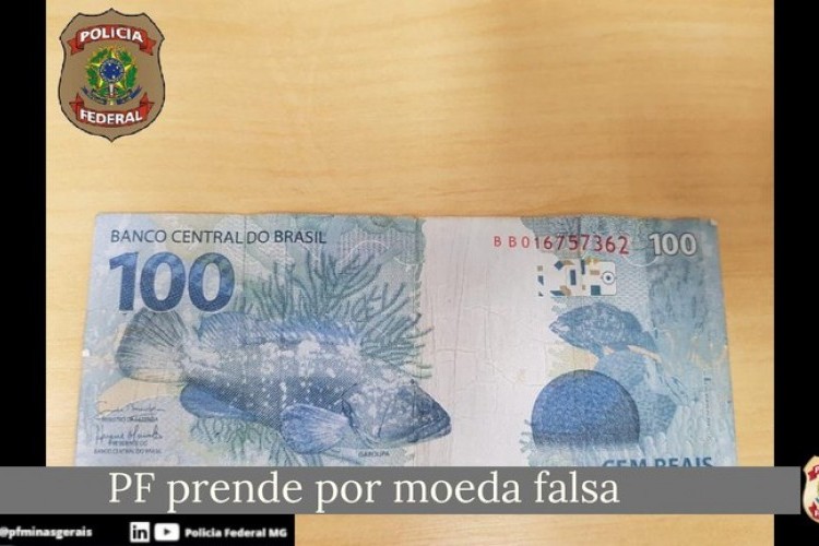 São Francisco Sales: PF prende uma pessoa por moeda falsa