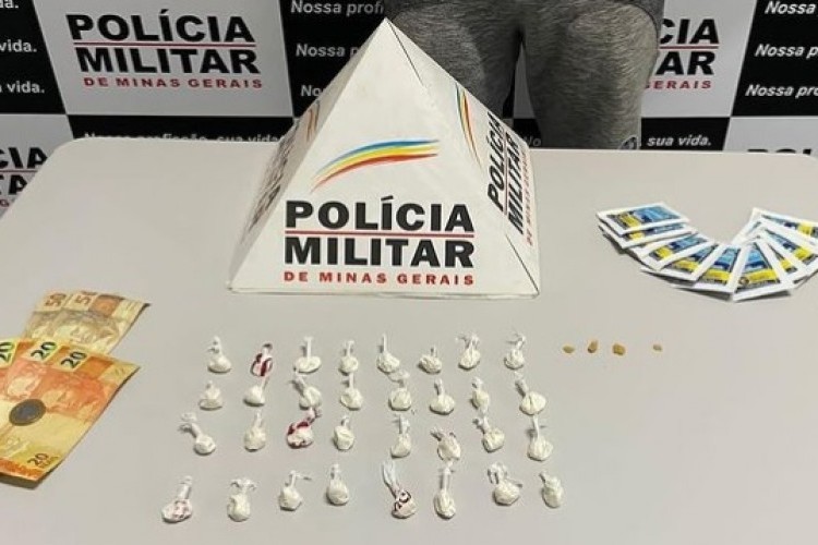 Polícia Militar prende suspeito de tráfico em Limeira do Oeste