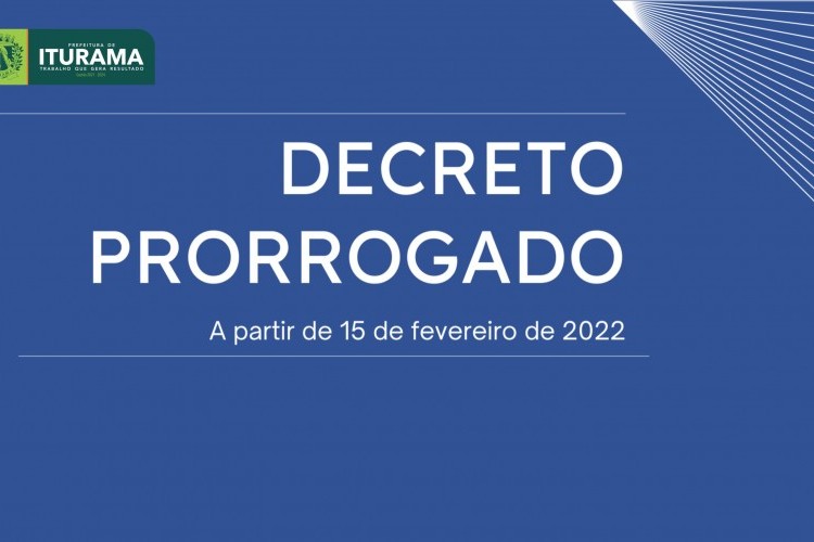 Iturama: Decreto nº 8.135, de 15 de fevereiro de 2022
